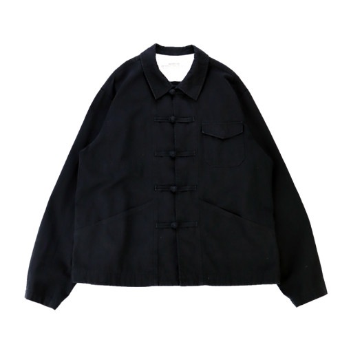 【23SS】 UNDERCOVER アンダーカバー コットンツイルチャイナブルゾン ブラック UC1C4203|ARCHIVE 完売商品
