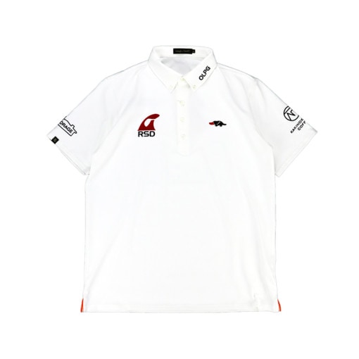 rough&swell ラフアンドスウェル 2023 BASIC TOUR POLO ポロシャツ ホワイト RSM-23001 / ゴルフウェア メンズ ラフ&スウェル|ARCHIVE 完売商品