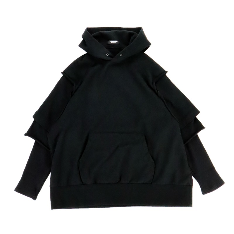 UNDERCOVER アンダーカバー ミニウラケスリーブレイヤードフーディー 