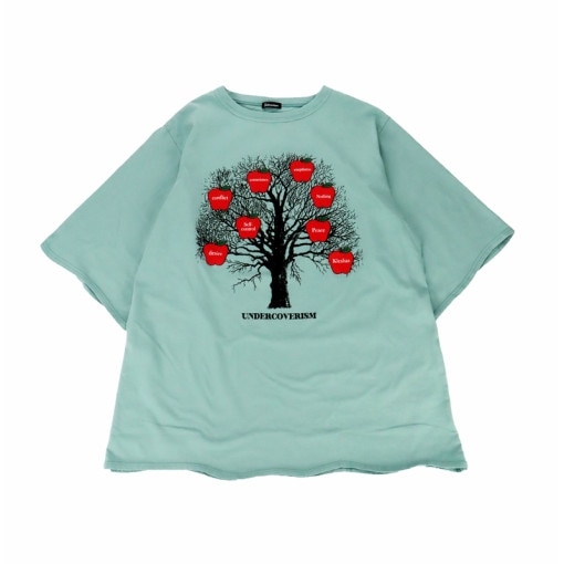 【23SS】Undercoverism アンダーカバーイズム LanguidTEE Apple tree ペパーミント UI1C4810-2|ARCHIVE 完売商品