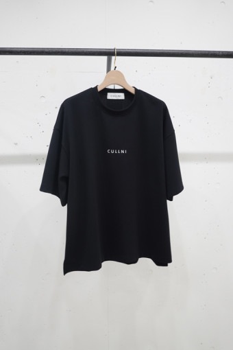 【23SS】CULLNI クルニ CULLNI Logo Embroidery Tee　BLACK 23-SS-009|ARCHIVE 完売商品