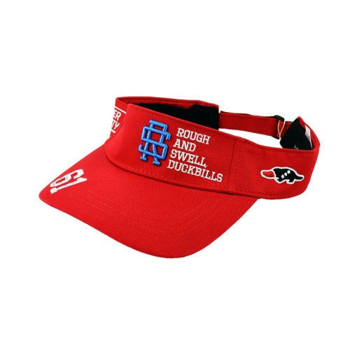 rough&swell ラフアンドスウェル TEAM TOUR SUN VISOR バイザー レッド RSA-23004 / ゴルフウェア メンズ ラフ&スウェル|ARCHIVE 完売商品