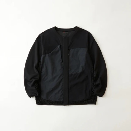 【23AW】White Mountaineering  ホワイトマウンテニアリング　POLARTEC FLEECE BLOUSON　BLACK　BK2373502|ARCHIVE 完売商品