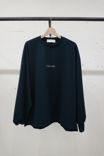 CULLNI  CULLNI Logo Embroidery Long Tee GREEN 23-AW-035