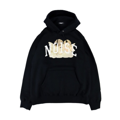 UNDERCOVER アンダーカバー HOODIE ANGEL NOISE/satinpatch ブラック UC2C4892-3|ARCHIVE 完売商品