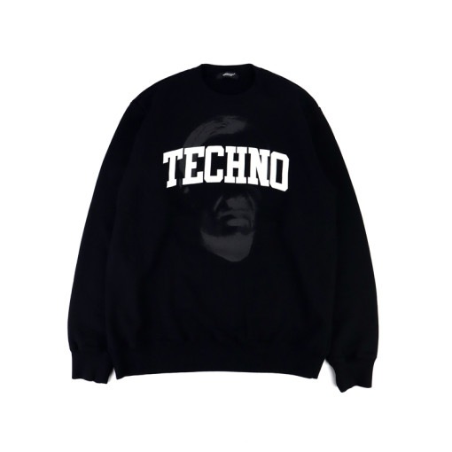 UNDERCOVER アンダーカバー SWEAT FACE TECHNO/satinpatch ブラック UC2C4891-2|ARCHIVE 完売商品