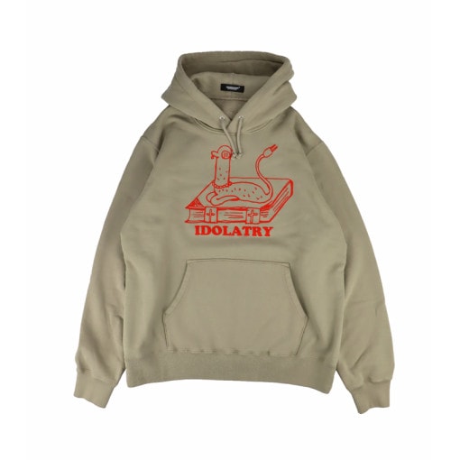 【23AW】 UNDERCOVER アンダーカバー HOODIE GRACE IDOLATRY/flocky ベージュ UC2C4892-2|ARCHIVE 完売商品