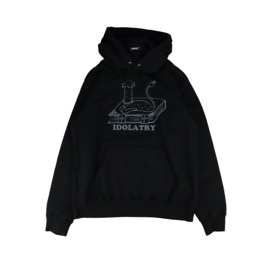 UNDERCOVER アンダーカバー HOODIE GRACE IDOLATRY/flocky ブラック UC2C4892-2|ARCHIVE 完売商品
