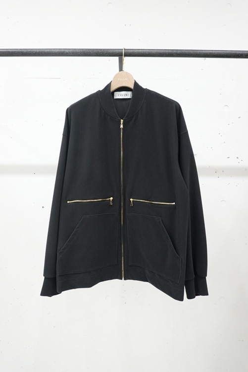 CULLNI クルニ Corduroy Double pocket Front Zip Blouson CHARCOAL 23