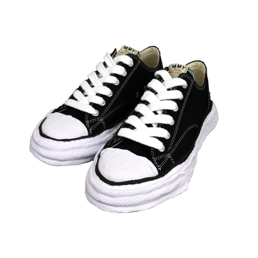 Maison MIHARA YASUHIRO メゾン ミハラヤスヒロ  PETERSON23  OG Sole Canvas Low-top ブラック A11FW702|ARCHIVE 完売商品