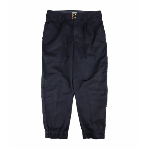 【23AW】kolor BEACON カラービーコン チノクロステーパードパンツ ネイビー 23WBM-P11142|ARCHIVE 完売商品