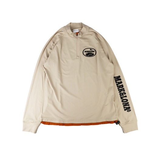 【23AW】MARK&LONA マークアンドロナ Sonic fleece 1/2 Zip Top | MEN  モックネック ベージュ MLM-3D-AC08|ARCHIVE 完売商品