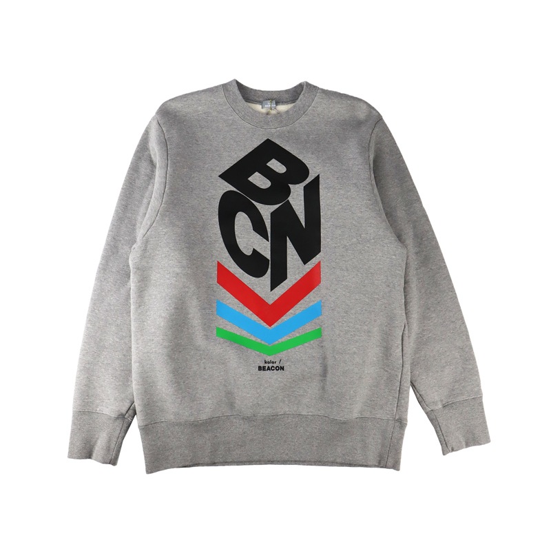 23AW】kolor BEACON カラービーコン スウェット グレー 23WBM-T05233