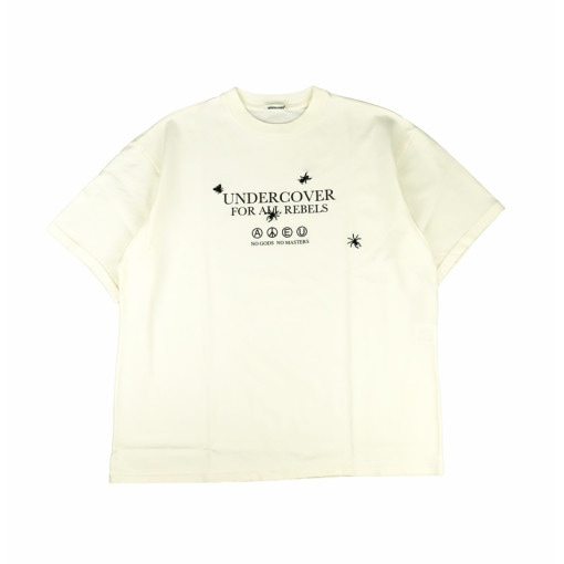 【24SS】UNDERCOVER MEN'S PRE-COLLECTION アンダーカバーメンズプレコレクション TEE UC FOR ALL REBELS BUG_em オフホワイト UP1D480