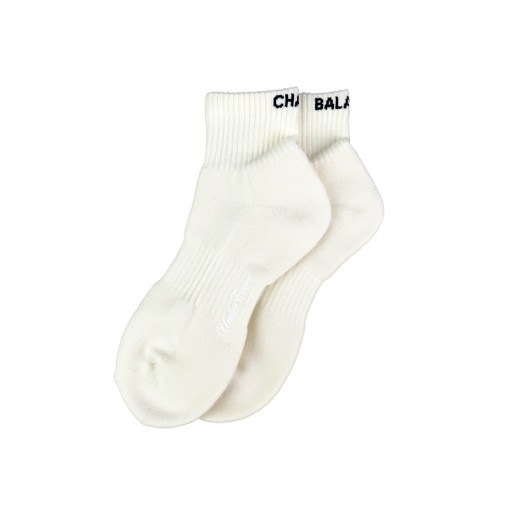 【24SS】 UNDERCOVER アンダーカバー ショートソックス CHAOS BALANCE ホワイト UC1D4L03|ARCHIVE 完売商品