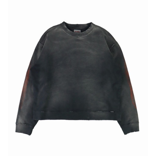 【24SS】KAMIYA カミヤ FIRE PRINTED BREACHED PO ブラック G12PO056