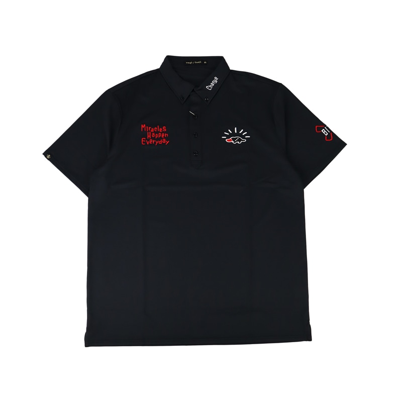 rough&swell ラフアンドスウェル MIRACLE POLO ポロシャツ ブラック