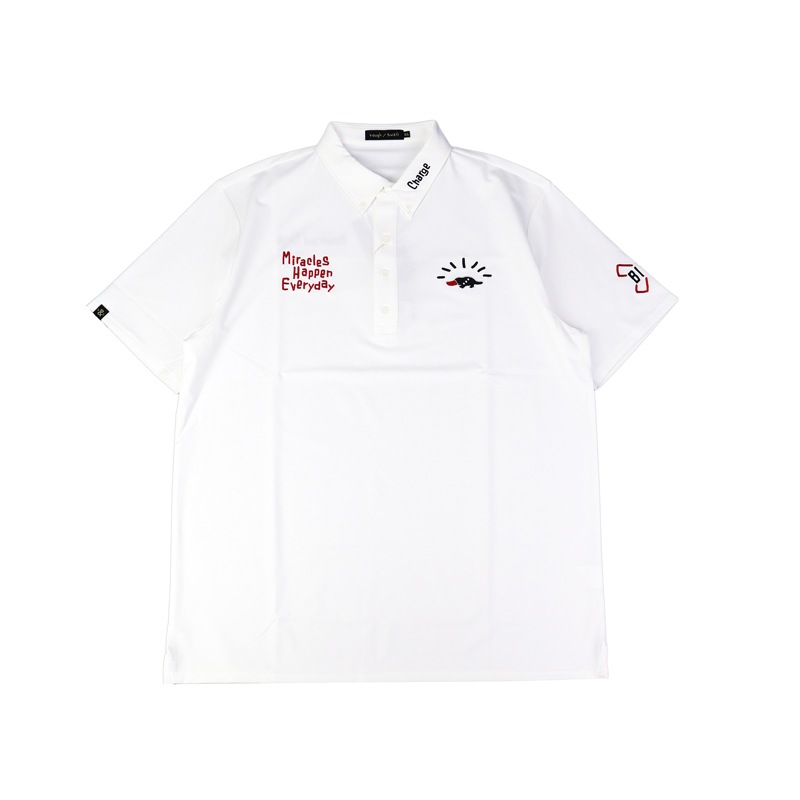 rough&swell ラフアンドスウェル MIRACLE POLO ポロシャツ ホワイト