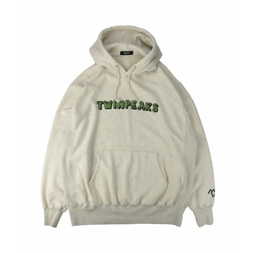 【24AW】 UNDERCOVER アンダーカバー 脇リブフーディー TWIN PEAKS BHB アイボリー UC2D4807-3