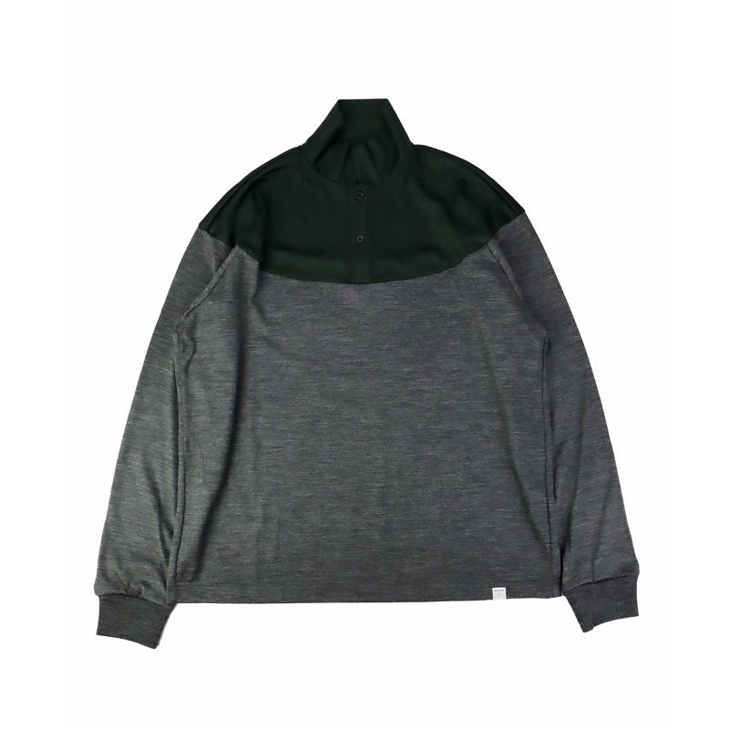 30％OFF】kolor BEACON カラービーコン ウール天竺カットソー グレー