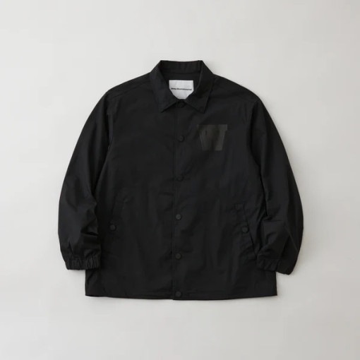 【24AW】White Mountaineering WINDSTOPPER COACH JACKET　BLACK WM2473204