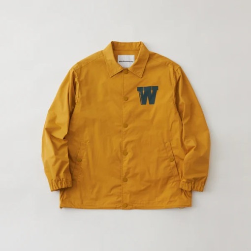 【24AW】White Mountaineering WINDSTOPPER COACH JACKET　MUSTARD WM2473204
