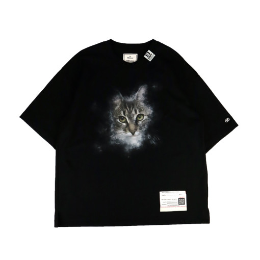 【24AW】Maison MIHARA YASUHIRO メゾン ミハラヤスヒロ Cat Print T-shirt ブラック A13TS632