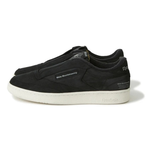 【24AW】White Mountaineering  ホワイトマウンテニアリング　WM×REEBOK CLUB C 85 VINTAGE SLIP-ON BLACK　WM2473816