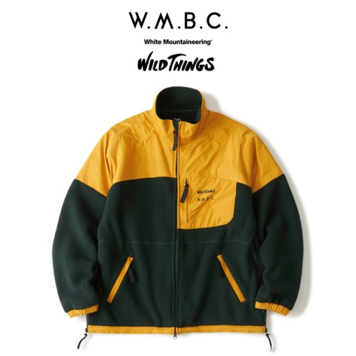 24AWWhite Mountaineering  ۥ磻ȥޥƥ˥󥰡W.M.B.C.  WILD THINGS FLEECE JACKETGREENBC2473201