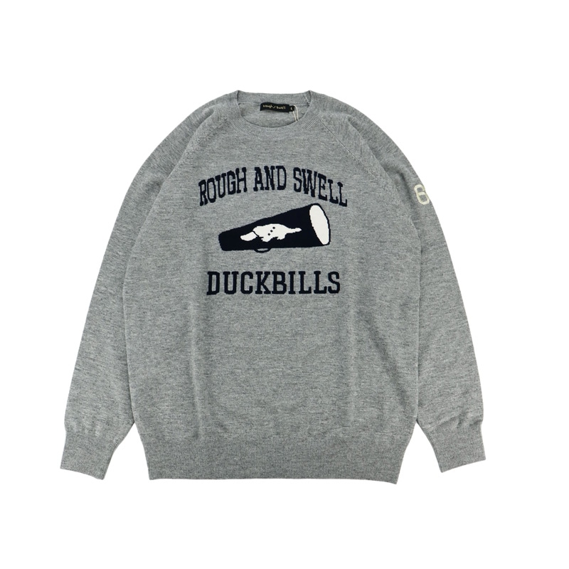 rough&swell ラフアンドスウェル CHEER HORN SWEATER ニット グレー