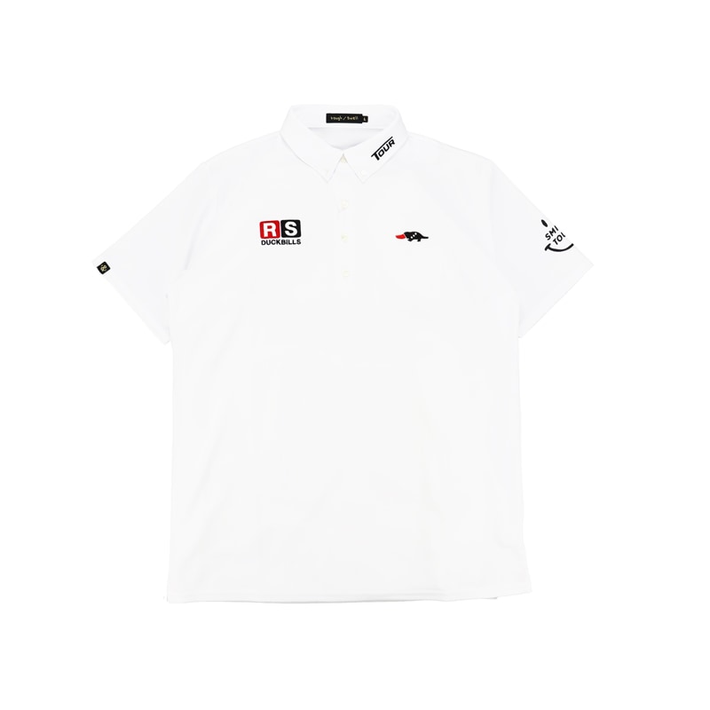 rough&swell ラフアンドスウェル SMILE TOUR POLO ポロシャツ ホワイト