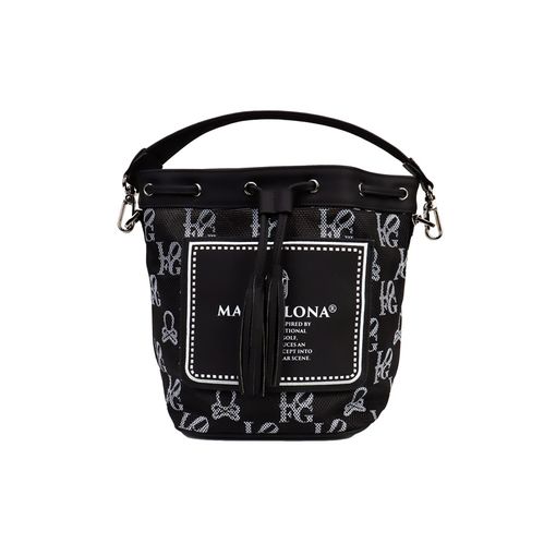 MARK&LONA ޡɥ Ever Monogram Mesh Cinch Bag ȥХå ֥å MLS-5A-SB33