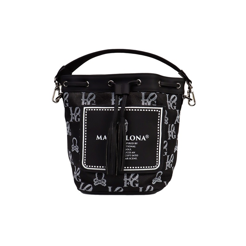 マークアンドロナ　MARK&LONA カートバッグ 30%OFF】MARK&LONA マークアンドロナ Ever Monogram Mesh Cinch Bag