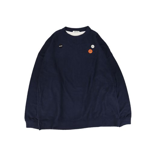 【25AW】UNDERCOVER MEN'S PRE-COLLECTION アンダーカバーメンズプレコレクション バッチ刺繍パイルLSTEE ネイビー UP2E4801