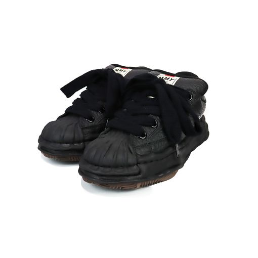 Maison MIHARA YASUHIRO メゾン ミハラヤスヒロ  BLAKEY PUFFER  OG Sole Monster Leather Low-Top Sneaker ブラック A15F