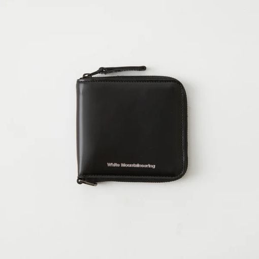 【25AW】White Mountaineering  ホワイトマウンテニアリング　LEATHER WALLET BLACK WM2573819
