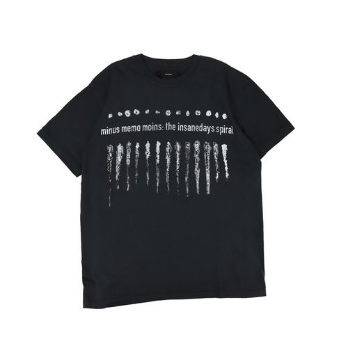 ��25AW��MINUS �ޥ��ʥ� Bootleg Tee(MONOCHROME SHINE)5YEARS BLACK M-P1-BG3