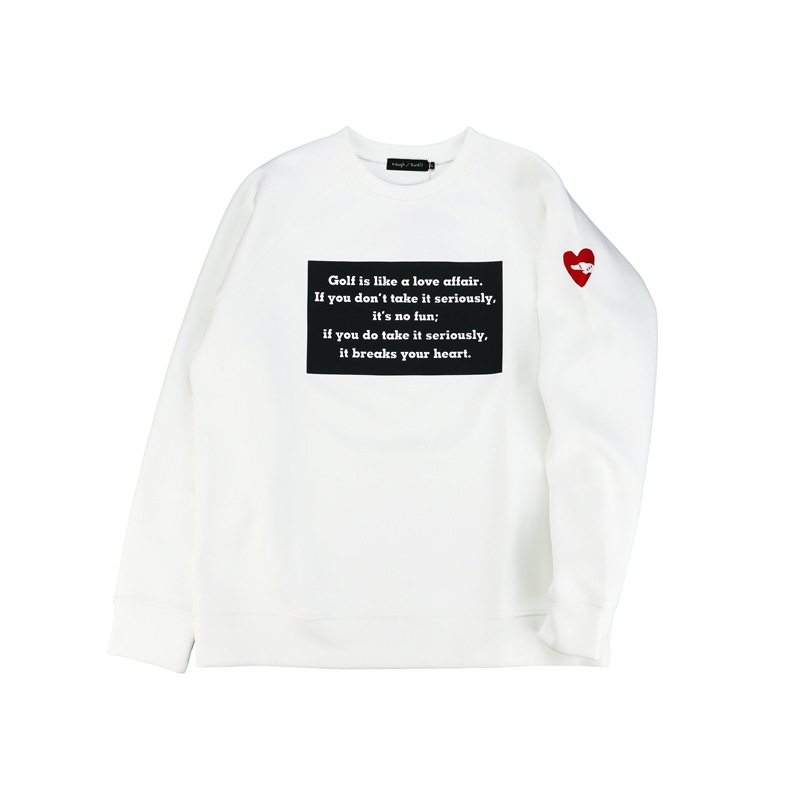 rough&swell ラフアンドスウェル MESSAGE SWEAT スウェット ホワイト