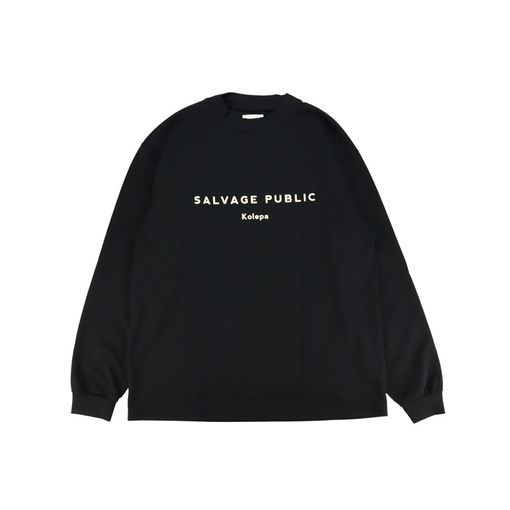 SALVAGE PUBLIC Kolepa サルベージパブリック コレパ ポロシャツ ブラック SVKA5015