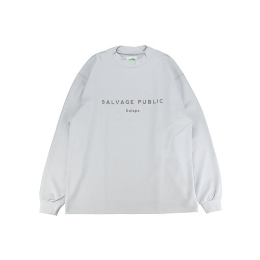 SALVAGE PUBLIC Kolepa サルベージパブリック コレパ ポロシャツ アイスグレー SVKA5015