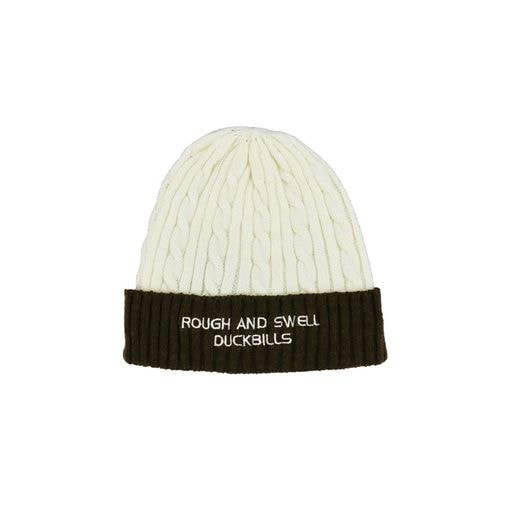 rough&swell ラフアンドスウェル ARAN BEANIE ニットキャップ ブラウン RSA-25208