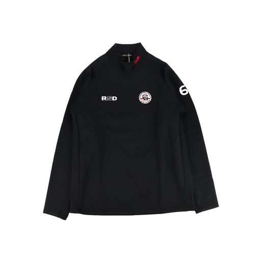 rough&swell ラフアンドスウェル RACING HOT MOCK モックネック ブラック RSM-25219