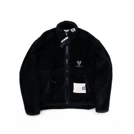 ��25AW��Maison MIHARA YASUHIRO �᥾�� �ߥϥ�䥹�ҥ� Amateur Sewn Like Boa Jacket �֥�å� A15BL601