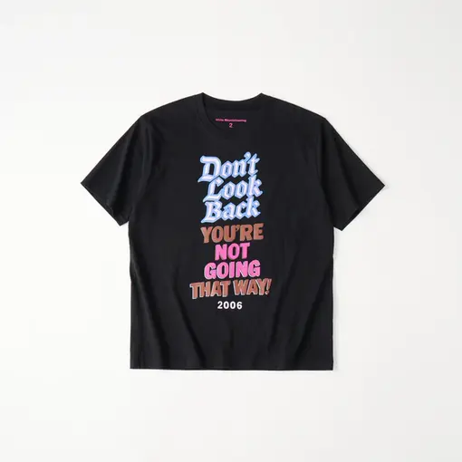 ��26SS��White Mountaineering  �ۥ磻�ȥޥ���ƥ˥���� VINTAGE T-SHIRT BLACK WM2671521