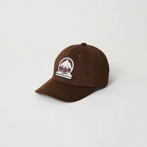 ��26SS��White Mountaineering  �ۥ磻�ȥޥ���ƥ˥���� BASEBALL CAP BROWN WM2671812