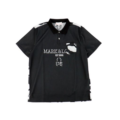 ��26SS��MARK&LONA �ޡ�������ɥ��� Gauge Camouflage Jacquard Polo | MEN  �ݥ������ �֥�å� MLM-6A-AP01