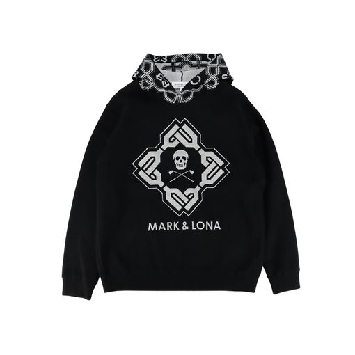 ��26SS��MARK&LONA �ޡ�������ɥ��� Stela CO CASH Blended Hoodie | MEN  �˥åȥѡ����� �֥�å� MLM-6A-AB04
