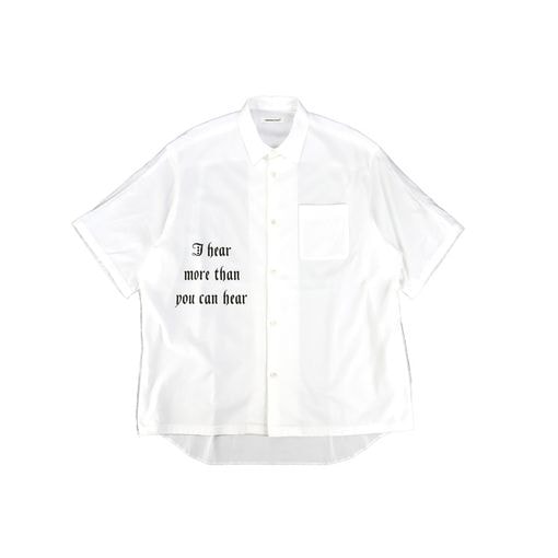 ��26SS��UNDERCOVER MEN'S PRE-COLLECTION ����������С���󥺥ץ쥳�쥯����� ����ŷ������Ⱦµ����� I hear �ۥ磻�� UP1F4404