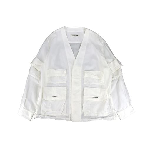 ��26SS��UNDERCOVER MEN'S PRE-COLLECTION ����������С���󥺥ץ쥳�쥯�����Co��å��㡼V�ͥå��������֥륾�� ���եۥ磻�� UP1F4207-2