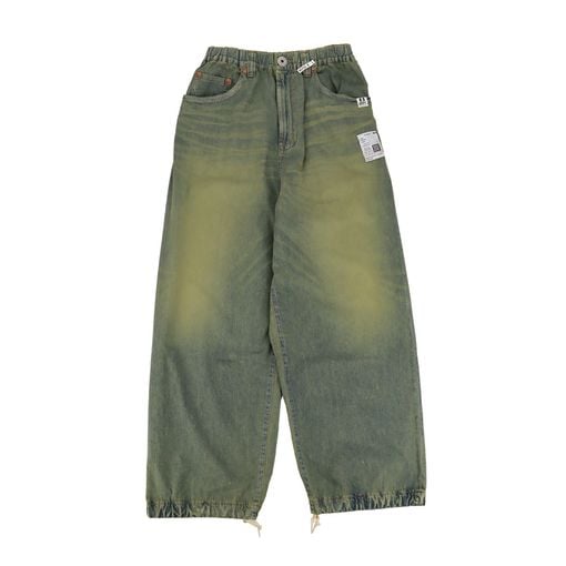 Maison MIHARA YASUHIRO �᥾�� �ߥϥ�䥹�ҥ� Light Denim Wide Pants �饤�ȥ֥롼 J16PT123